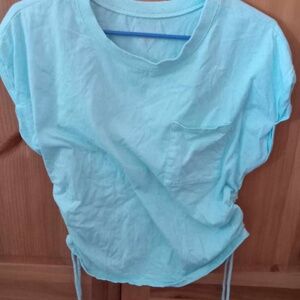 No Boundaries light blue top, XL